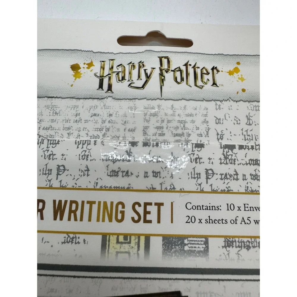 Harry Potter Travel Mug and Letter Writing Stationery Set with Wand Pen Paladone